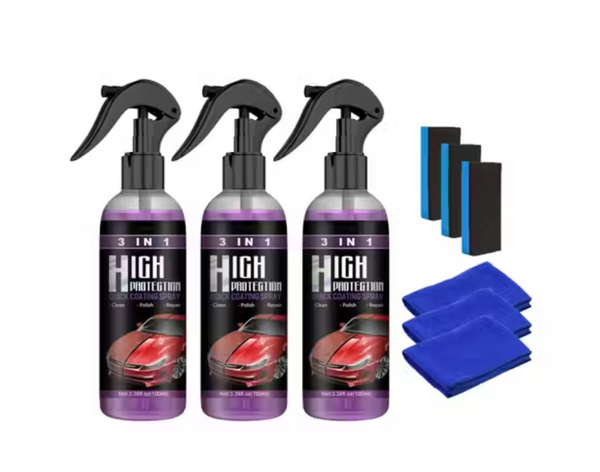 3-in-1 Quick Car Ceramic Coating Spray (Pack of 3)
