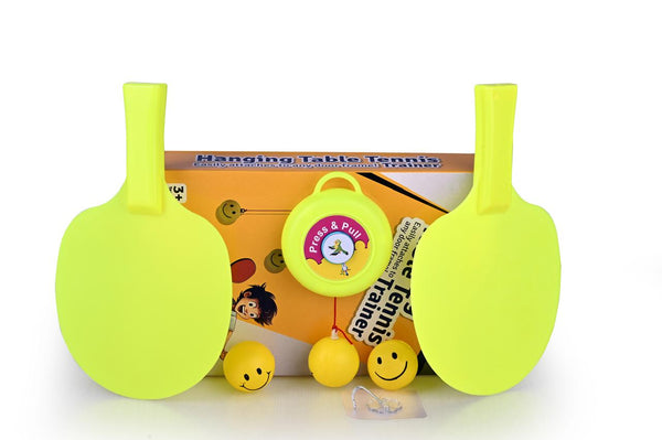 Hanging Table Tennis Trainer 3 Ping Pong Ball & 1 Pair Self Training Gaming Set Tennis Kit