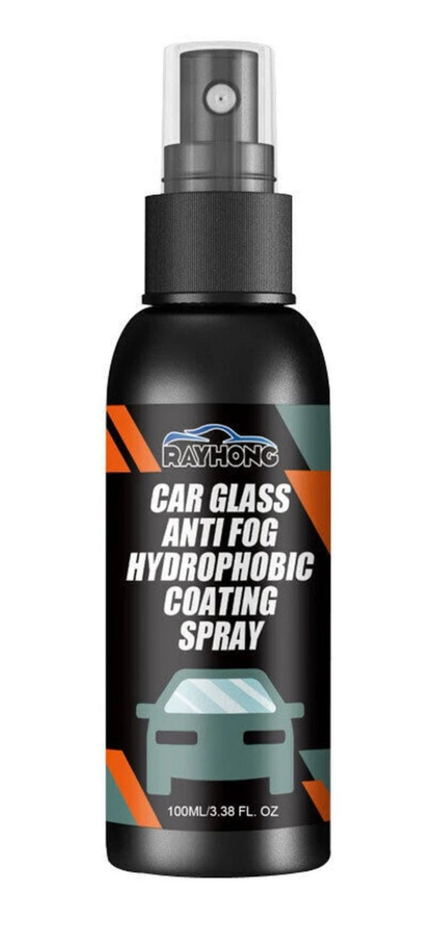Car Glass Anti Fog Hydrophobic Coating Spray (Pack of 2)