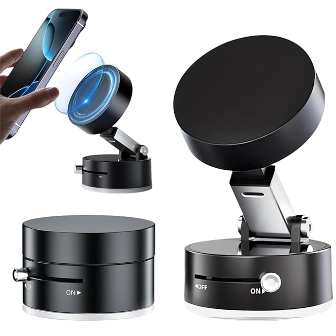 Vacuum Magnetic Suction Phone Holder
