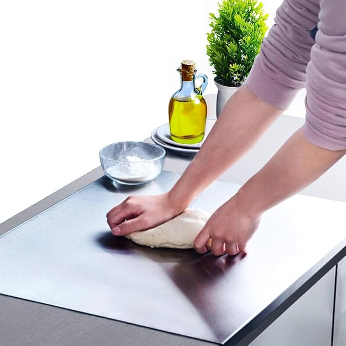 Large Countertop Stainless Steel Chopping Board