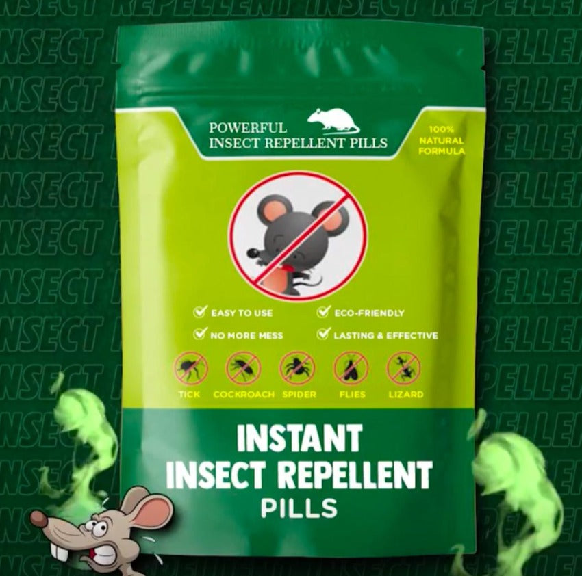 Instant insect repellent pills
