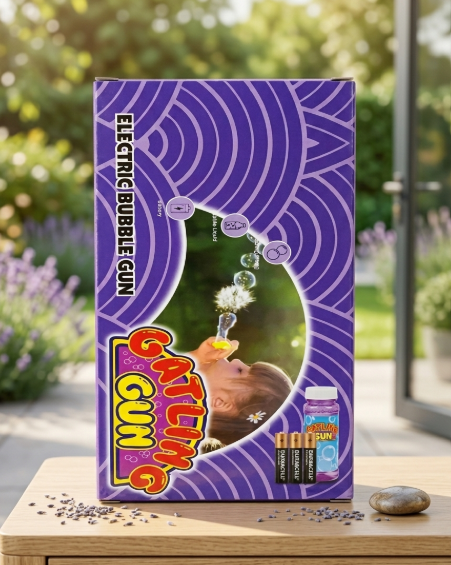 Hole battery operated Bubbles Gun Toys for Boys and Girls