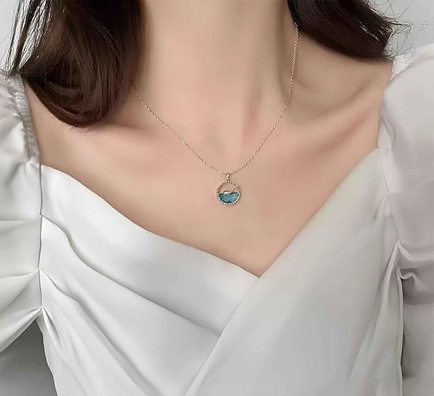 Elegant Ocean Theme Dolphin Pendant