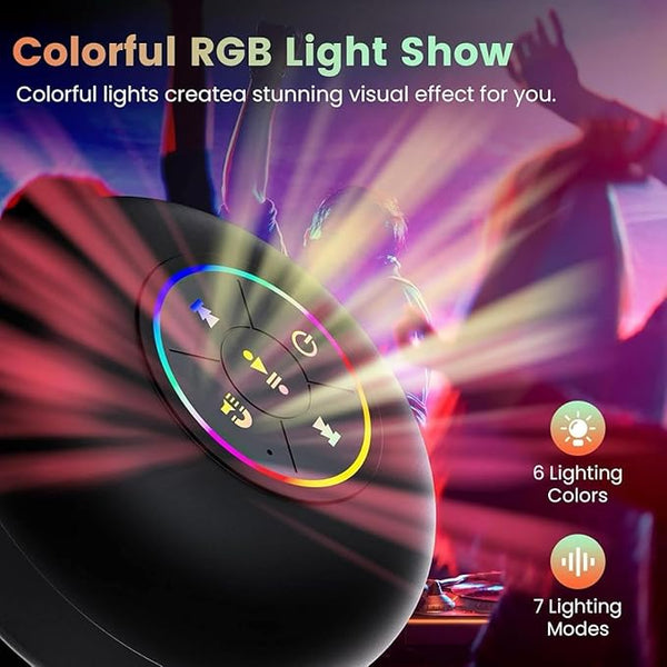 Mini Bluetooth Shower Audio Device with RGB Lights