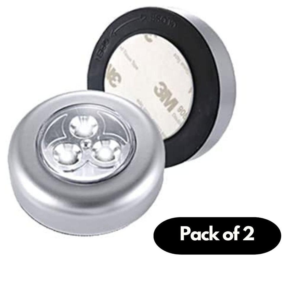Plastic Stick-N-Clicks Led Bright Lights (PACK OF 2 )