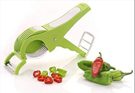 Plastic 2 in 1 Vegetable & Fruit Multi Cutter with Peeler