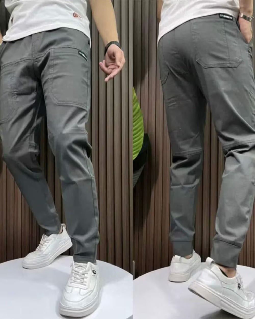 Men Solid Joggers Pants ( Pack of 2 )