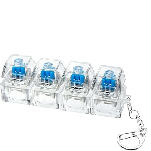 Mechanical Keyboard Switch Fidget Toy Keychain