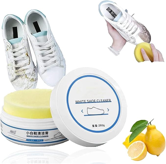 Shoe Cleaning Cream Instant Shoes Whitening & Stain Remover No-Wash Sneaker Cleaner