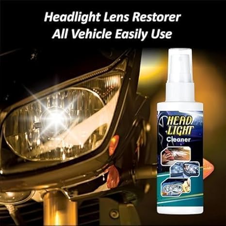 Car & Bike Headlight Restoration Spray (Pack of 2)