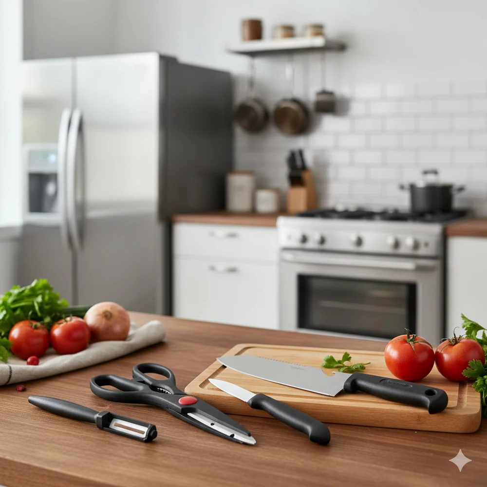 4-Pc Multifunctional Kitchen Knife & Tool Set