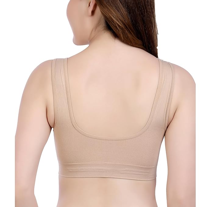Beautiful Padded Bra - Stretchable Soft Lycra Net Fabric, Ideal for Everyday Wear