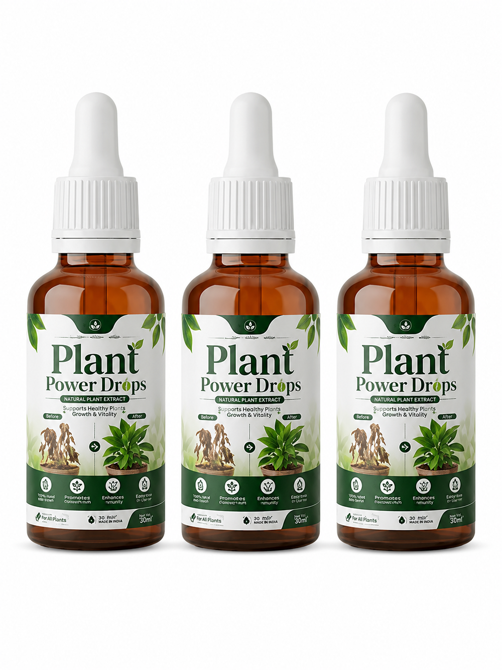 Plant Power Drops (all-purpose liquid fertilizer) (PACK OF 3)