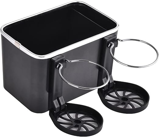 Car Armrest Storage Box Water Cup Holder
