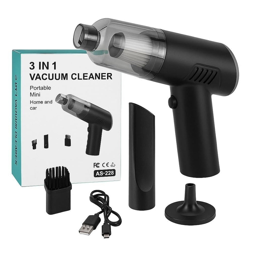 3-in-1 Portable Mini Vacuum Cleaner