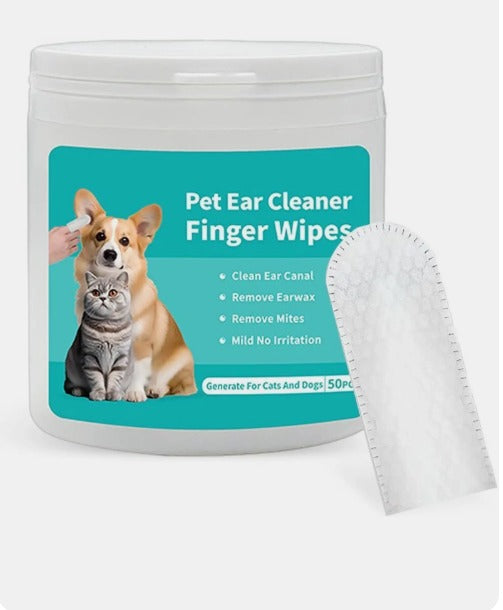 Pet Ear Cleaning Wipes Pet Ear Eye Wipes (Pack of 50)
