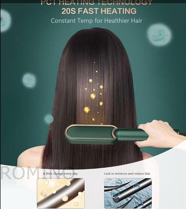 Fast Hair Straightening Comb Electric Hot Brush