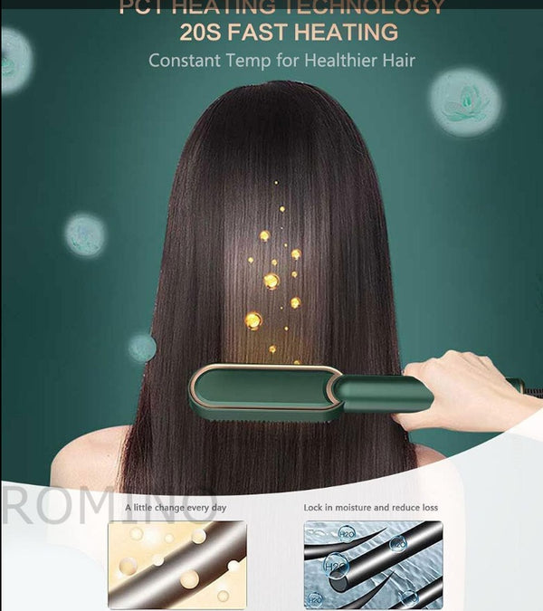 Fast Hair Straightening Comb Electric Hot Brush