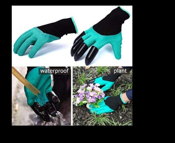 Green Garden Hand Gloves, Size: Medium