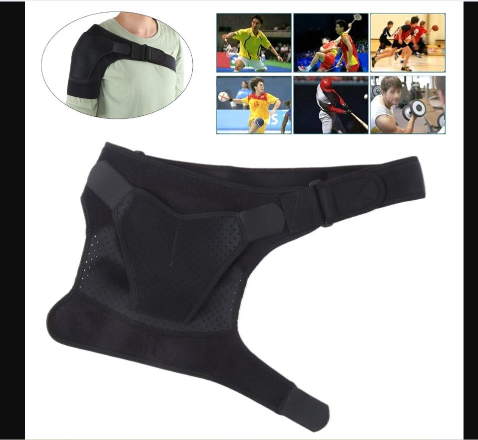 Shoulder Protector Reversible Lightweight Adjustable with Bandage for Pain Relief