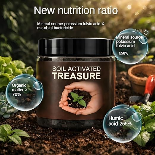 Soil Activated Treasure Plant Growth Booster(Pack of 2)