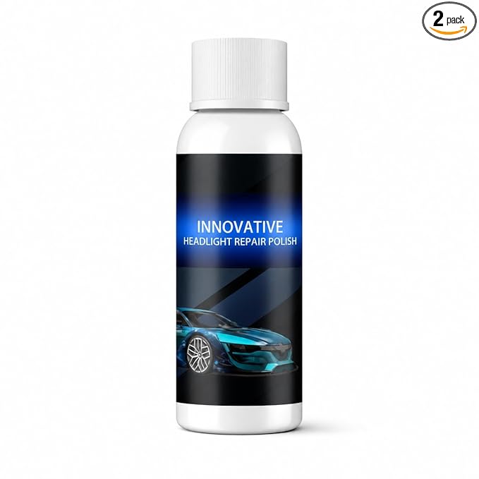 Headlight Restoration Polish for Cars & Motorcycles | Headlights Cleaner & Surface Polish | Helps Improve Headlight Appearance | Removes Surface Haze & Oxidation Marks | 100ml