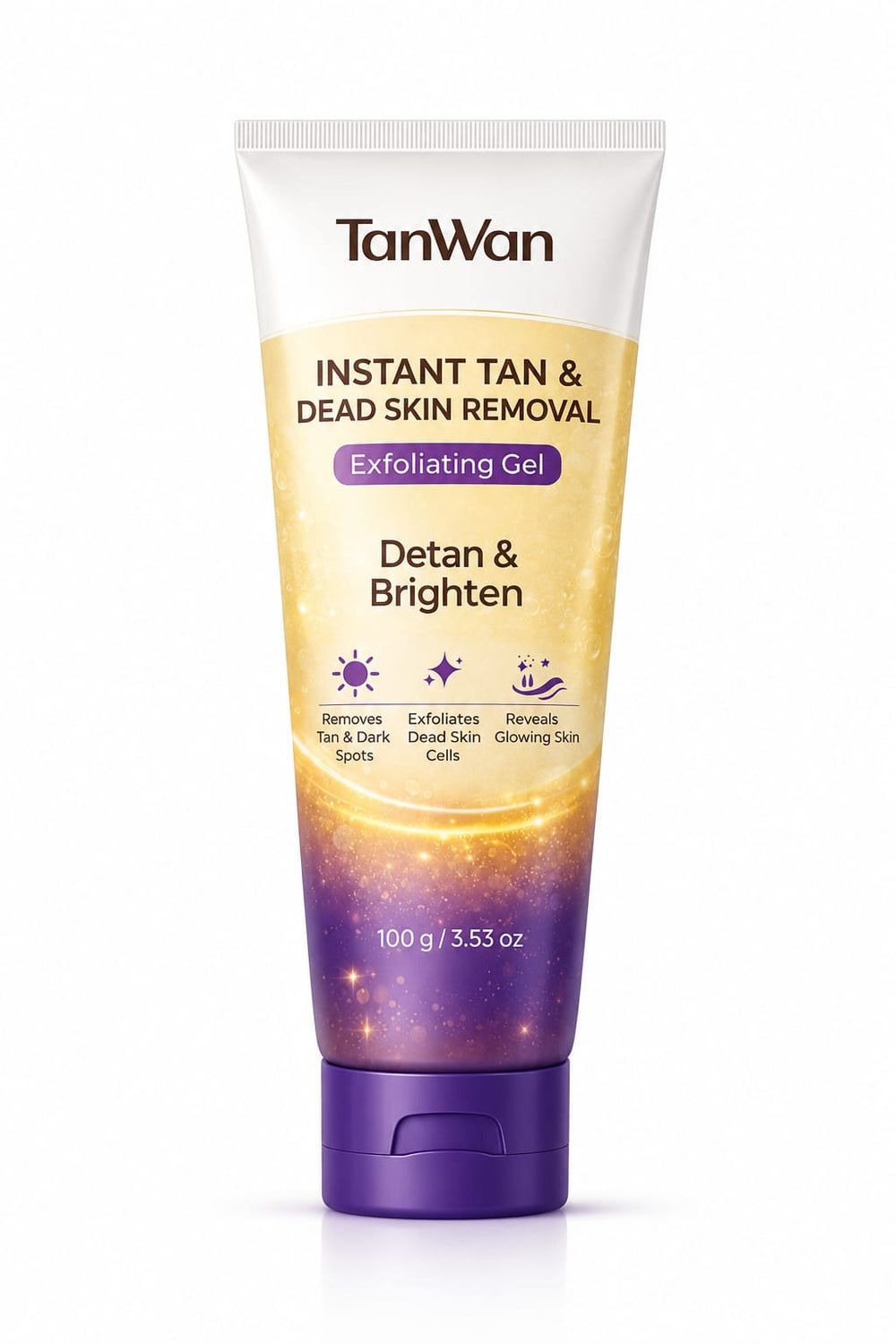 Instant Tan & Dead Skin Removal Exfoliating gel (PACK OF 1)