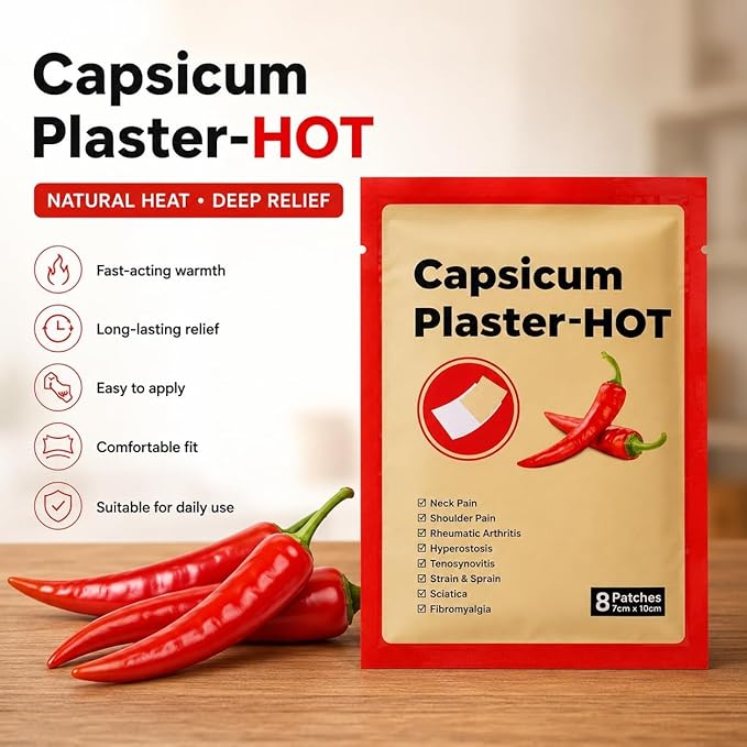 Capsicum Plaster-HOT Pain Relief Patches