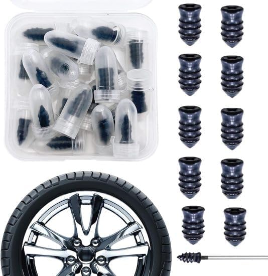 Puncher Screw Vacuum Car Tyre Repair Nail (10PCS)