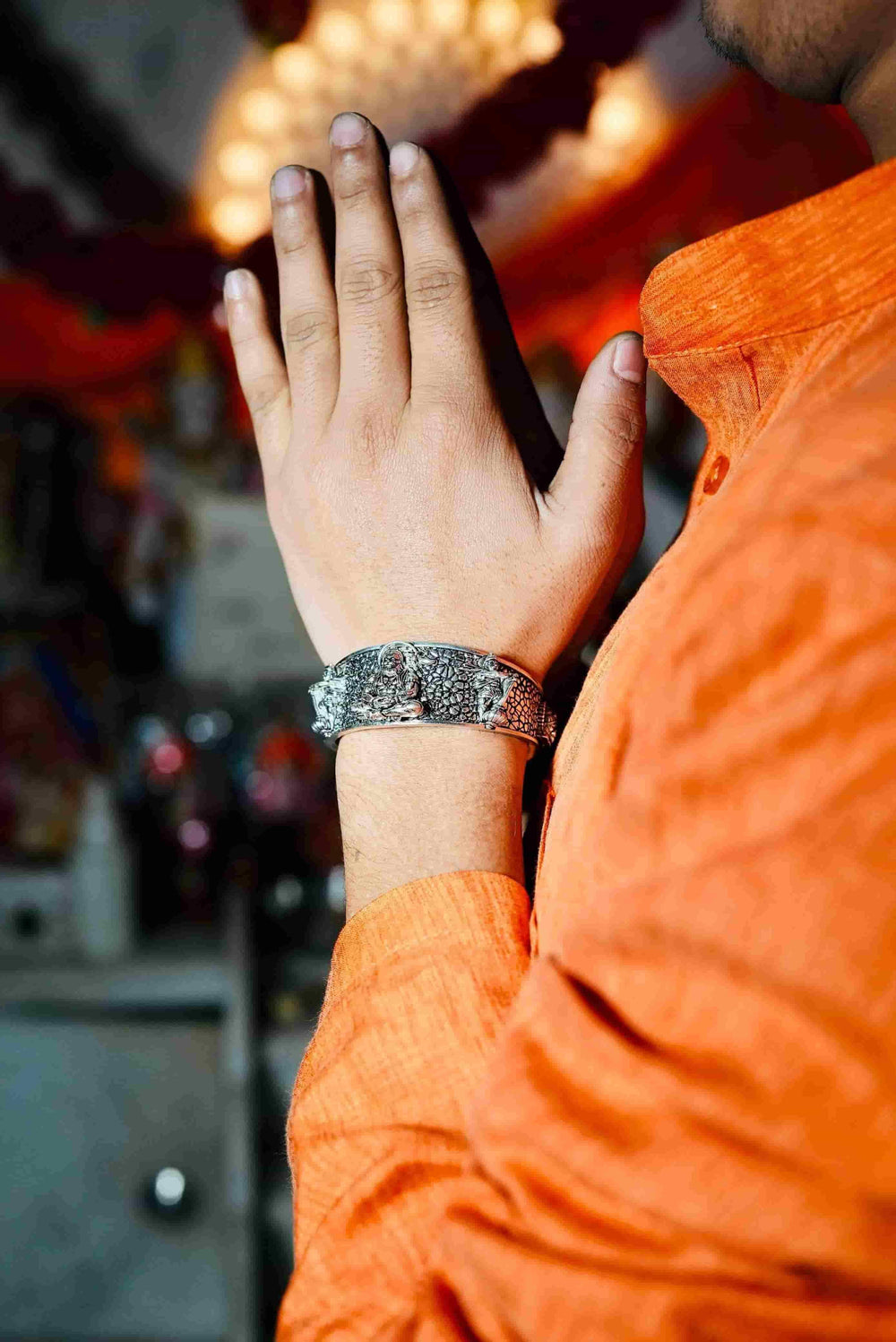 Hanumanji Maharaj Kada Bracelet For Men
