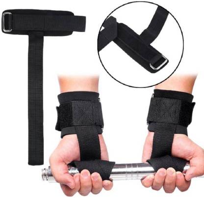 Weight Lifting Training Gym Strap Wrist Strap Support Wrist Support (Black) Wrist Support